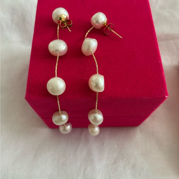 Natasha Denona Pearl Chain Earrings, new from Nordstrom. - Picture 2 of 7